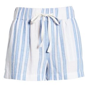 Caslon High Stripe Linen Blend Shorts